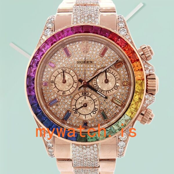 Rolex Daytona 116595RBOW-0002 Mens 40mm Automatic: A Masterpiece of Precision and Elegance