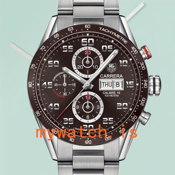 Tag Heuer Carrera Mens CV2A1S.BA0799 43mm Stainless Steel Silver-tone: A Timeless Masterpiece