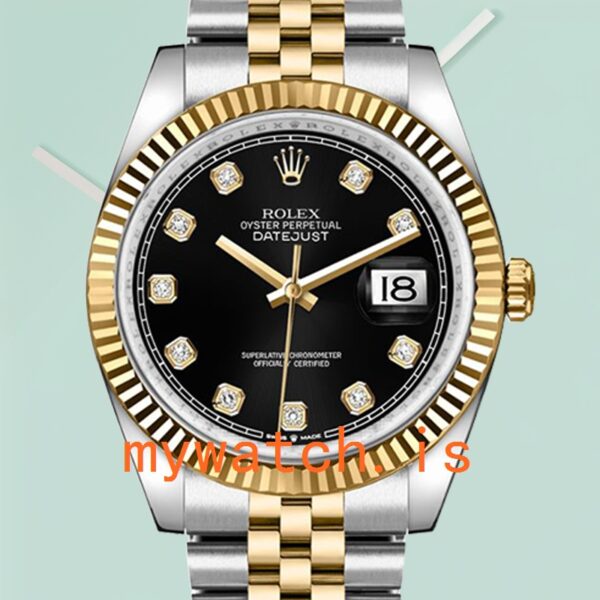 Rolex Datejust Men’s 36mm M126233-0021 Silver-tone Automatic: Genuine vs. Replica