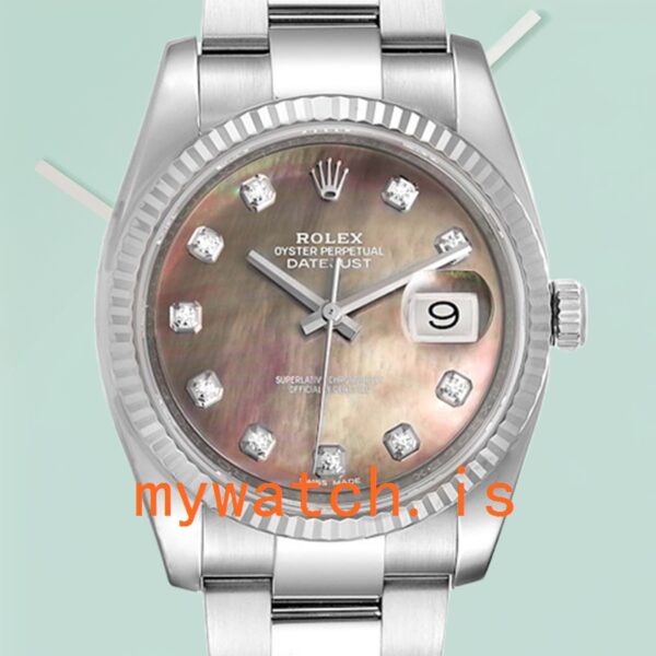 Rolex Datejust 36mm Mens 116234BKMDO Mother of Pearl Dial: A Timeless Elegance